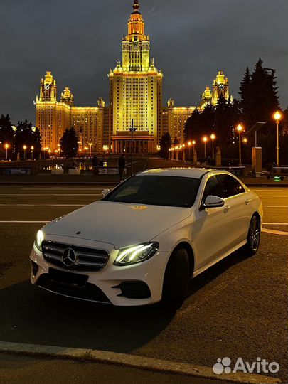 Аренда Mercedes E-класс с водителем