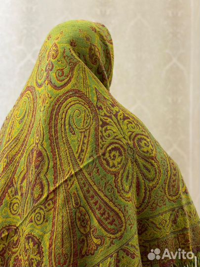 Платок шаль шерсть Павлопасалские платки