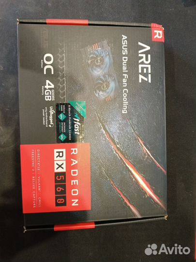 Видеокарта arez Amd Radeon rx 560 4gb