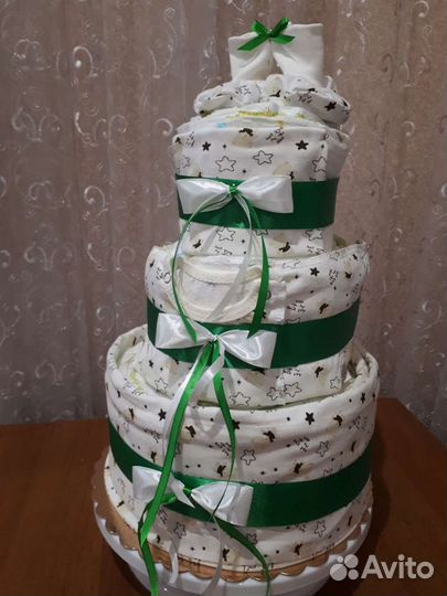 Торт из подгузников