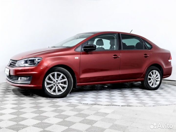Volkswagen Polo 1.6 AT, 2017, 88 470 км