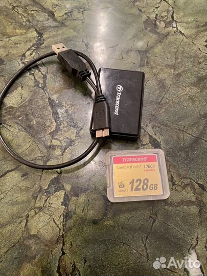 Transcend CF 128 gb 1066x 160mb/s