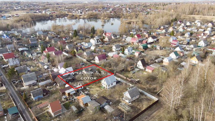 Дача 65 м² на участке 5,6 сот.