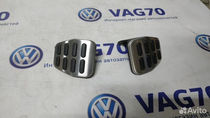 Накладки на педали (Octavia A5, SuperB New МКПП)