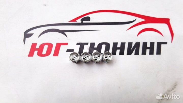 Колпачки на ниппель Porsche ч/б с защитой от кражи