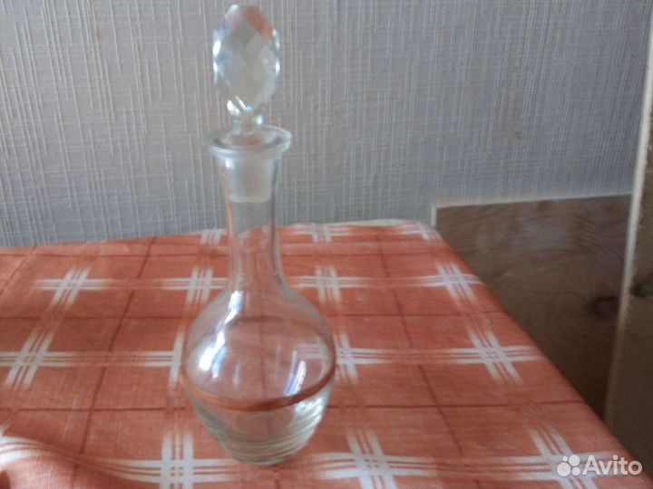 Рюмка и графинчикдля коньяка Винтаж 1950-60гг