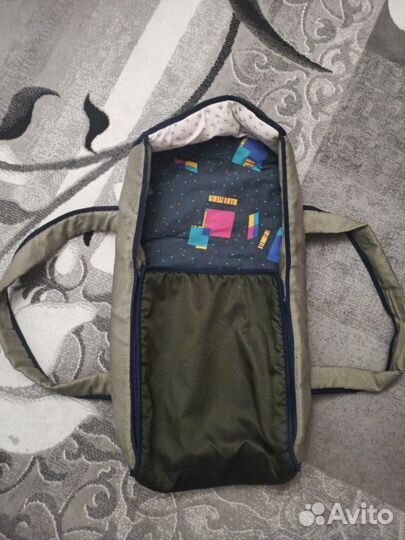 Детская переноска с кокосовым матрасом