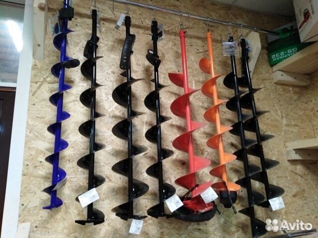 Бур ледовый D-300мм d пос-20мм, L-800мм slogger