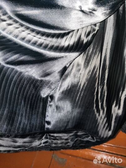 Шуба мутоновая с чернобуркой