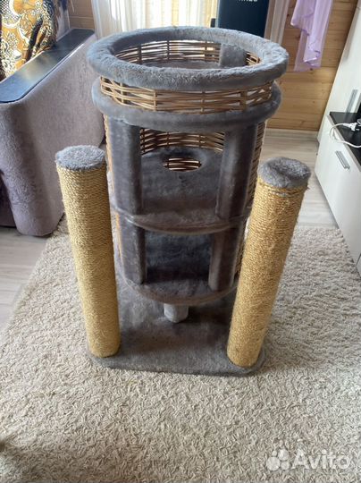 З-х этажный домик и когтеточка доя когек