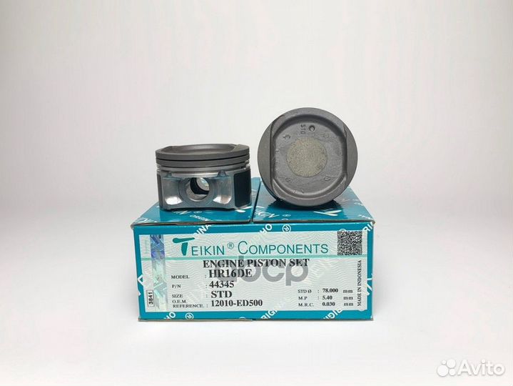 Поршни (к-т 4 шт) nissan AD/expert/note HR16DE 06