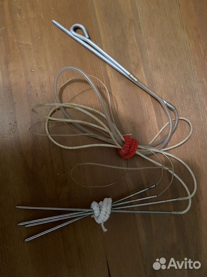 Спицы для вязания круговые и удлиненные мягкие