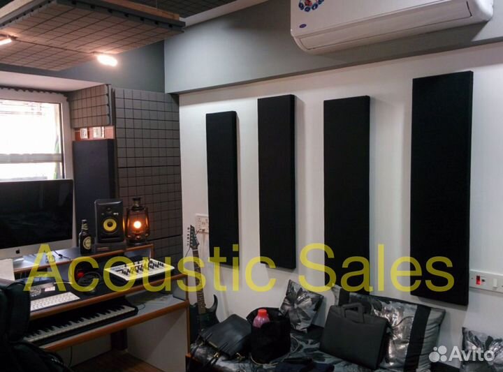 Акустичесие панели, диффузоры, tube trap, ширмы