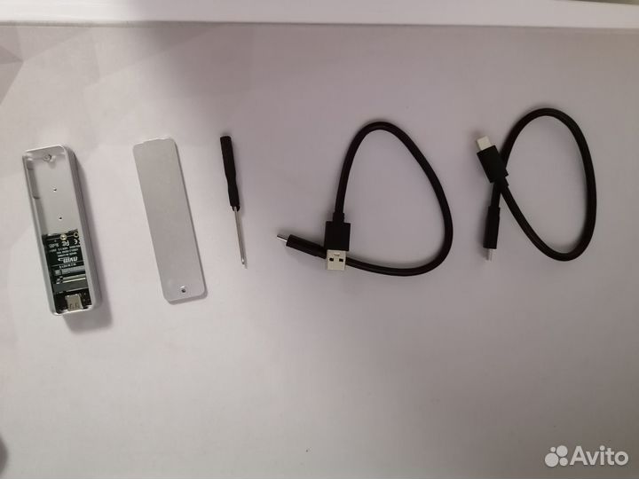 Бокс-адаптер для жесткого диска SSD M.2 NVMe