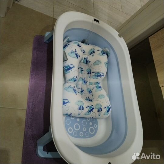 Детская ванночка для купания складная