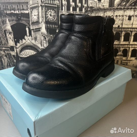 Ботинки нат.кожа/мех р.37