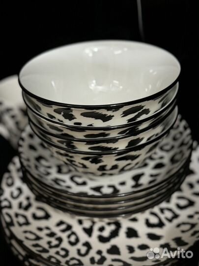 Сервиз леопардовый
