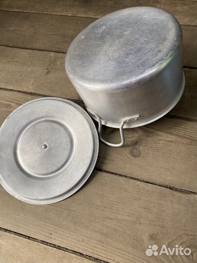 Кастрюля алюминиевая СССР 4.5 л. Новая