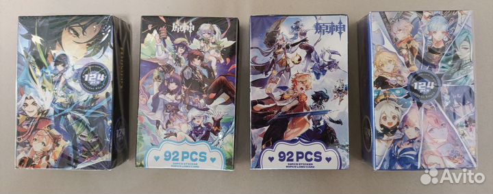 Коллекционные карточки аниме, K-pop и Genshin