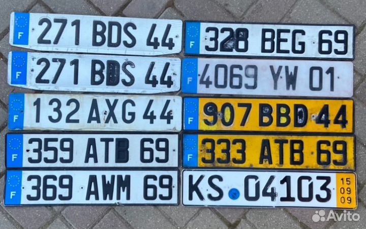 Автомобильные номера европы