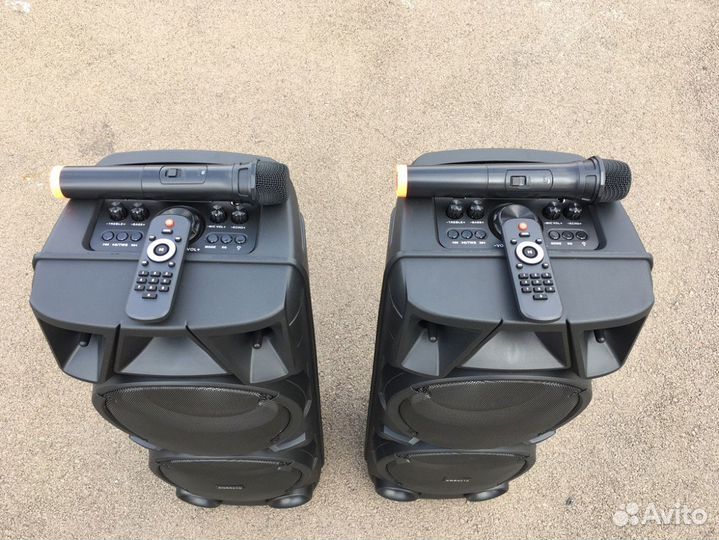 Портативная колонка с микрофоном