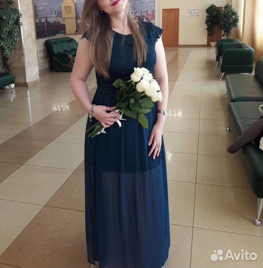 Платье длинное