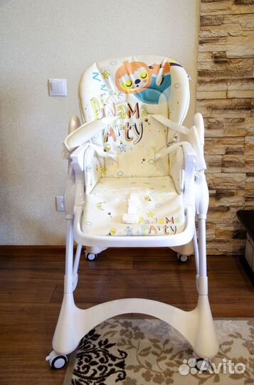 Стульчик для кормления Babyton Happy Animals Beige