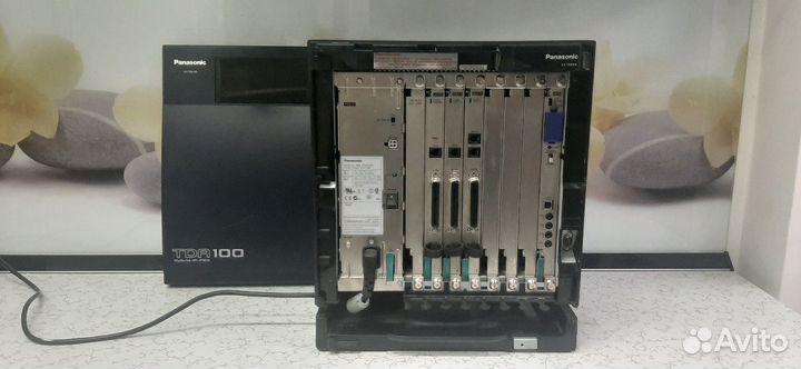 Атс Panasonic KX-TDA100 комплект с платами