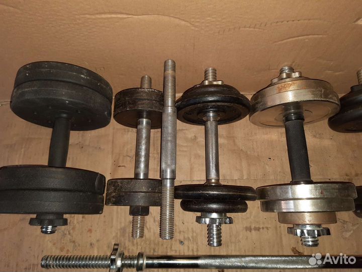 Гантели, грифы, блины, гири, штанги