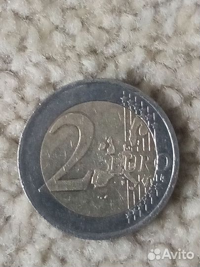 2 евро. 2002. Оригинал. В коллекцию