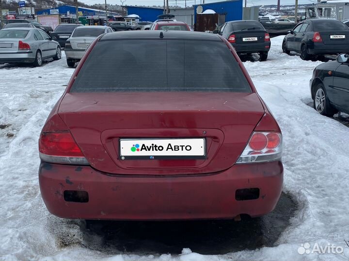 Mitsubishi Lancer 1.6 AT, 2004, битый, 245 000 км