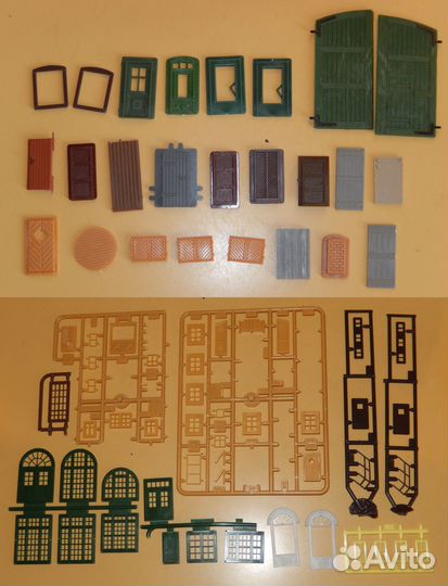 Рельсы, здания, тупики, аксессуары для жд макетов