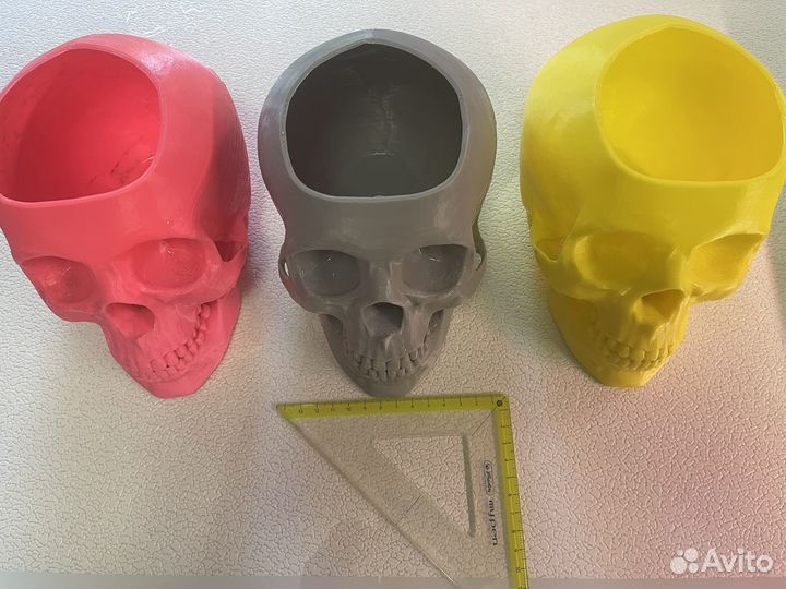 Ваза декоративная Череп