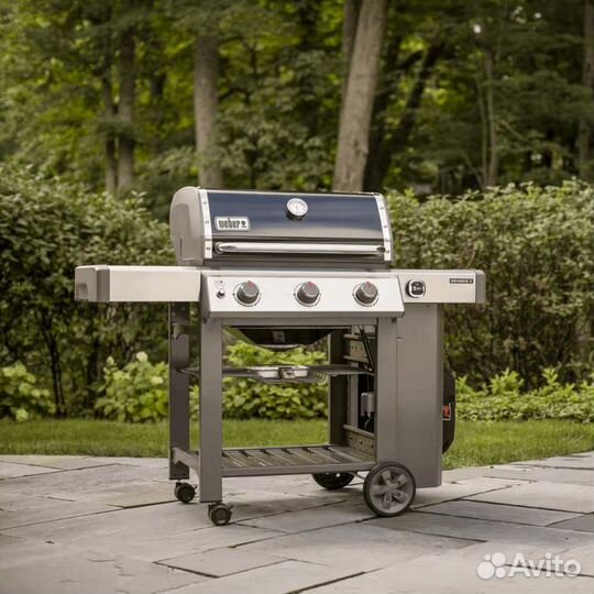 Газовый гриль weber genesis II E-310 GBS черный
