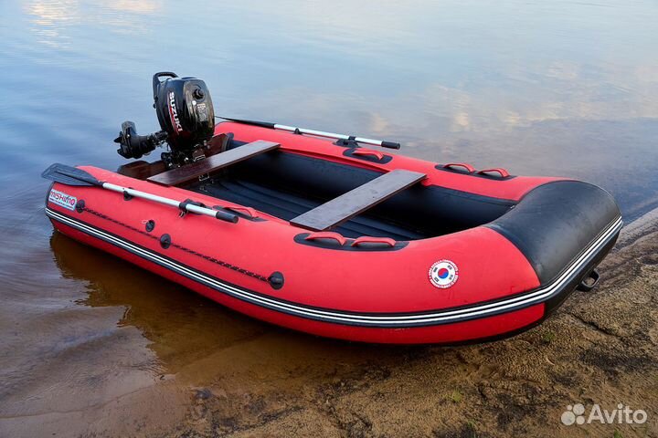 Лодка mishimo lite 335 Красно-черный