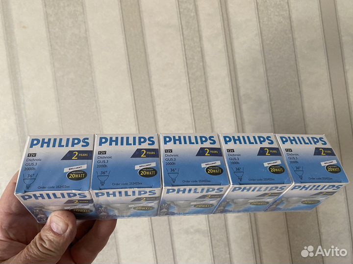 Лампы галогеновые :philips, Osram :50;35;20 Ватт