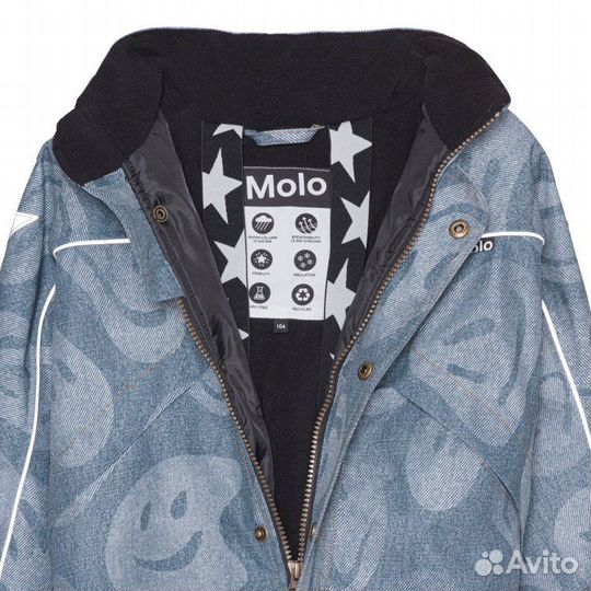 Комбинезон Molo Polaris Denim Swirley (голубой), р. 104