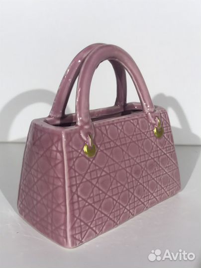 Подарок, презент. Керамическая сумочка-ваза