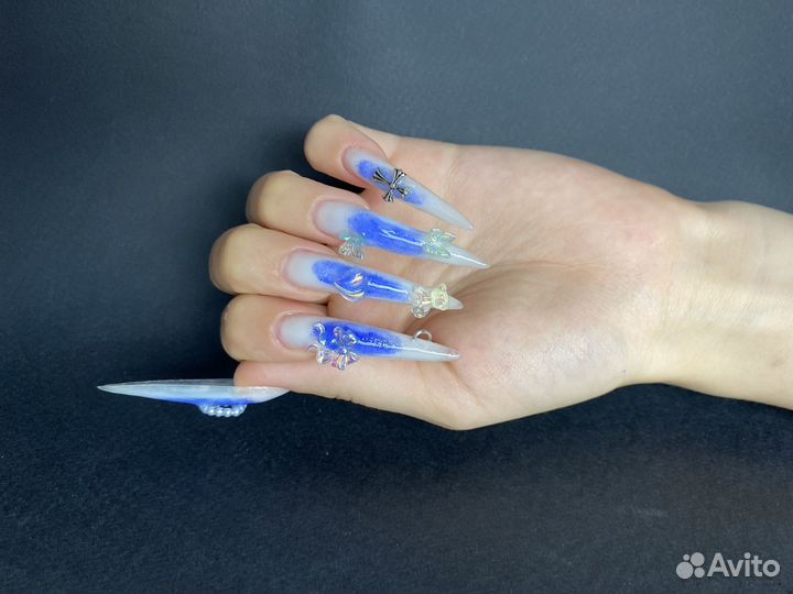 Маникюр наращивание