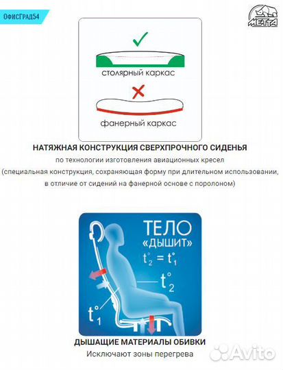 Компьютерное эргономичное кресло