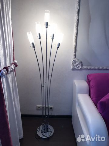 Напольный светильник высота 170 см, миньоны