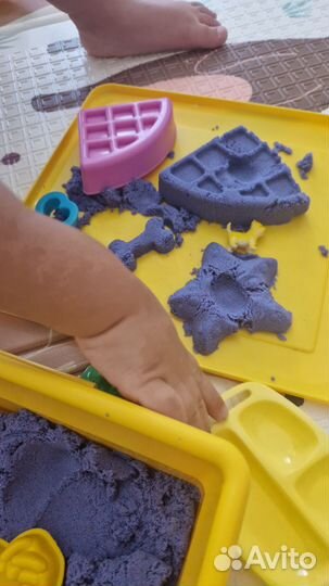 Кинетический песок с песочницей