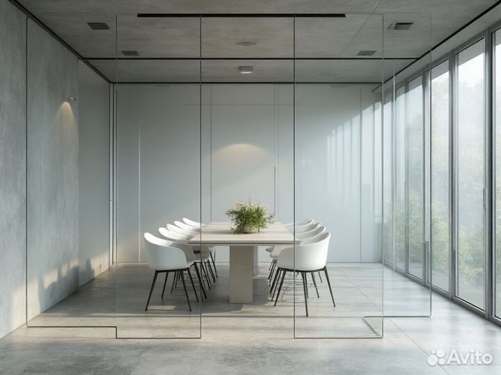 Стеклянные перегородки