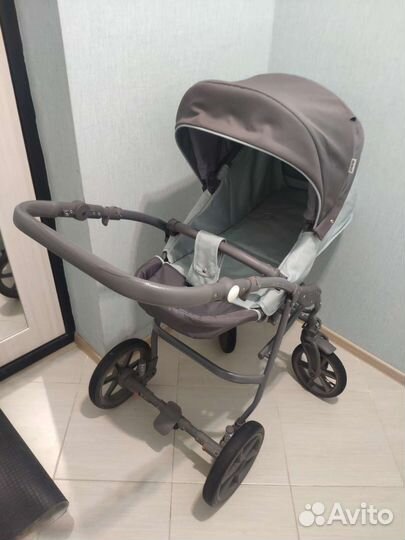 Коляска детская 3 в 1 Riko Basic, цвет ментоловый