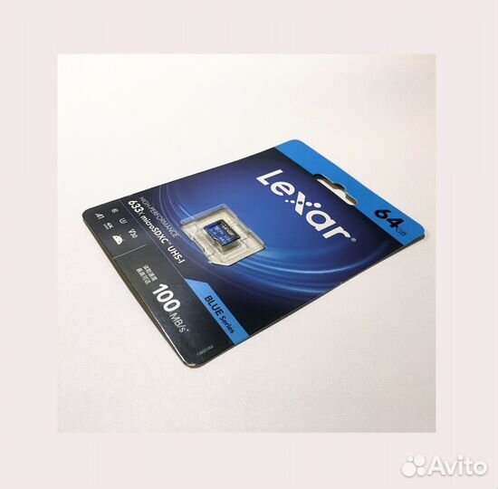 Карта памяти MicroSD Lexar 64Gb 633x