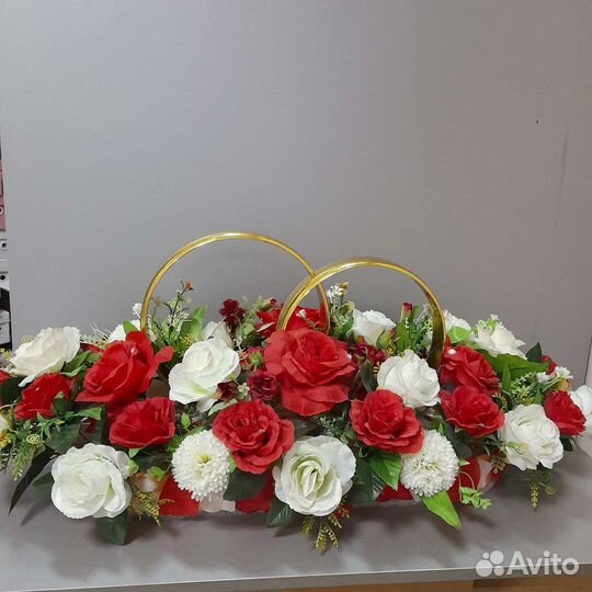 Кольца на свадебный авто