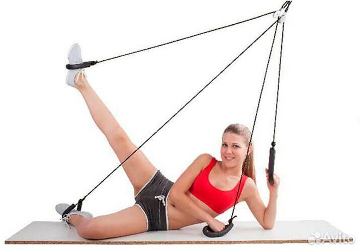Компактный переносной Фитнес тренажер - Похудей