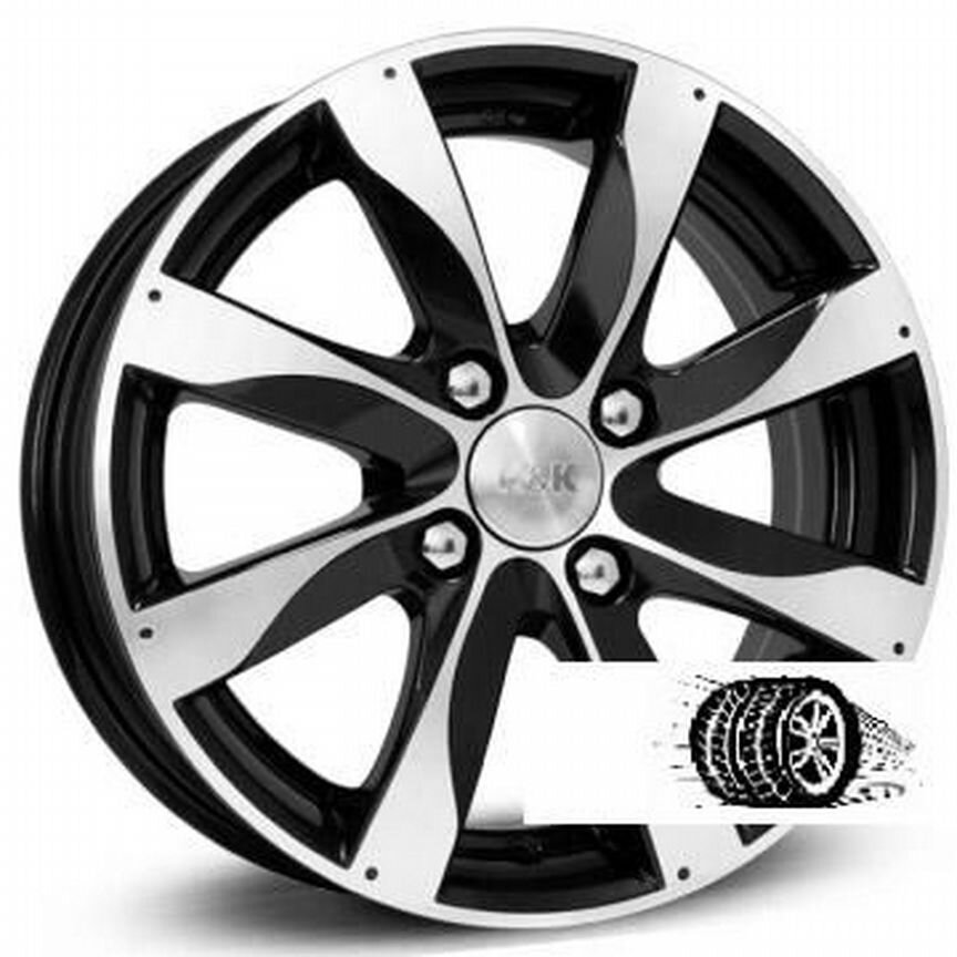 Литые диски K&K 6×R15 4×100