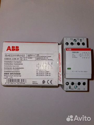 Контактор abb