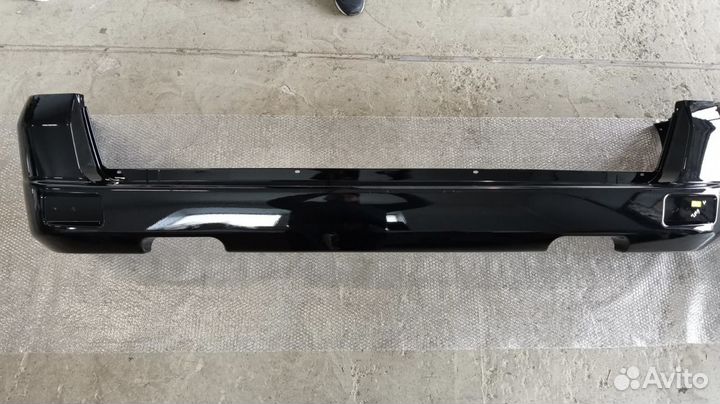 Бампер задний УАЗ Патриот Черный металлик